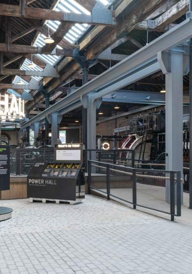 Sustainability at the newly open Power Hall at the Science and Industry Museum