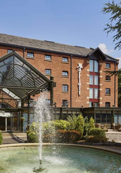 Exterior of Manchester Marriott Victoria & Albert Hotel