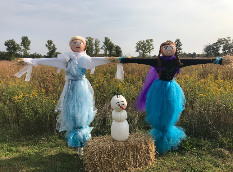 Trail of Scarecrows at Prophetstown State Park