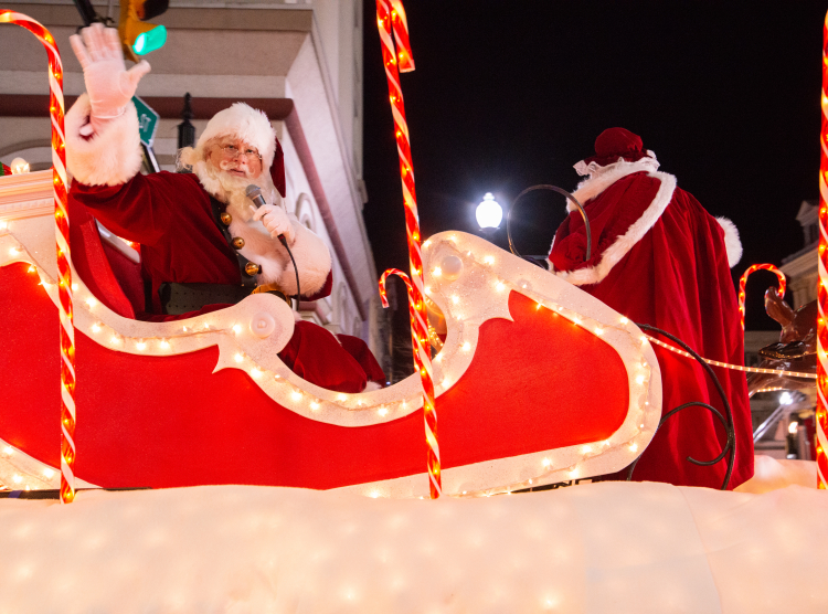Santa at the Parade