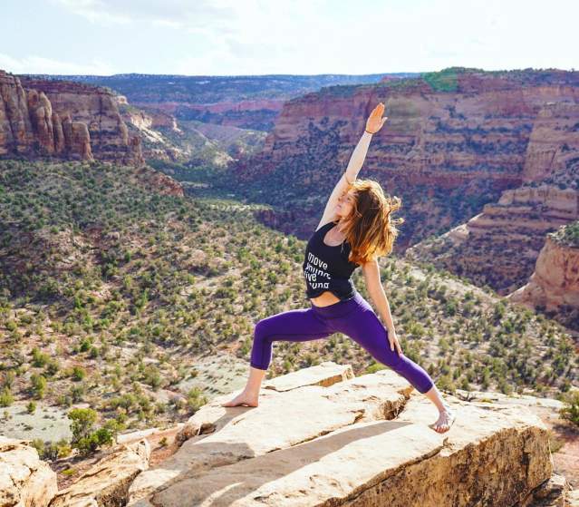 Yoga in Colorado National Monument