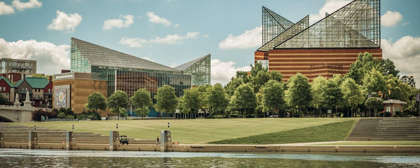 river view of the riverfront