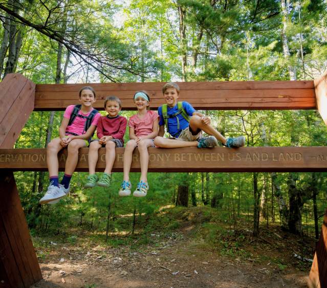 Grab the kids and head outside for a day of outdoor fun mixed with art at the Stevens Point Sculpture Park.
