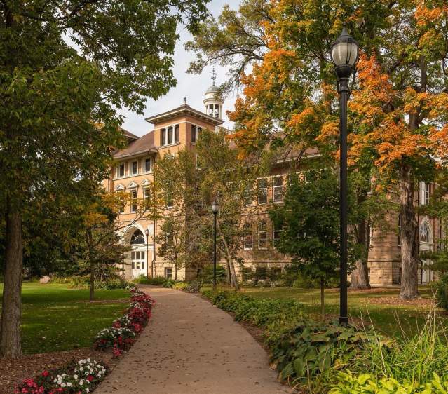 Old main in summer
