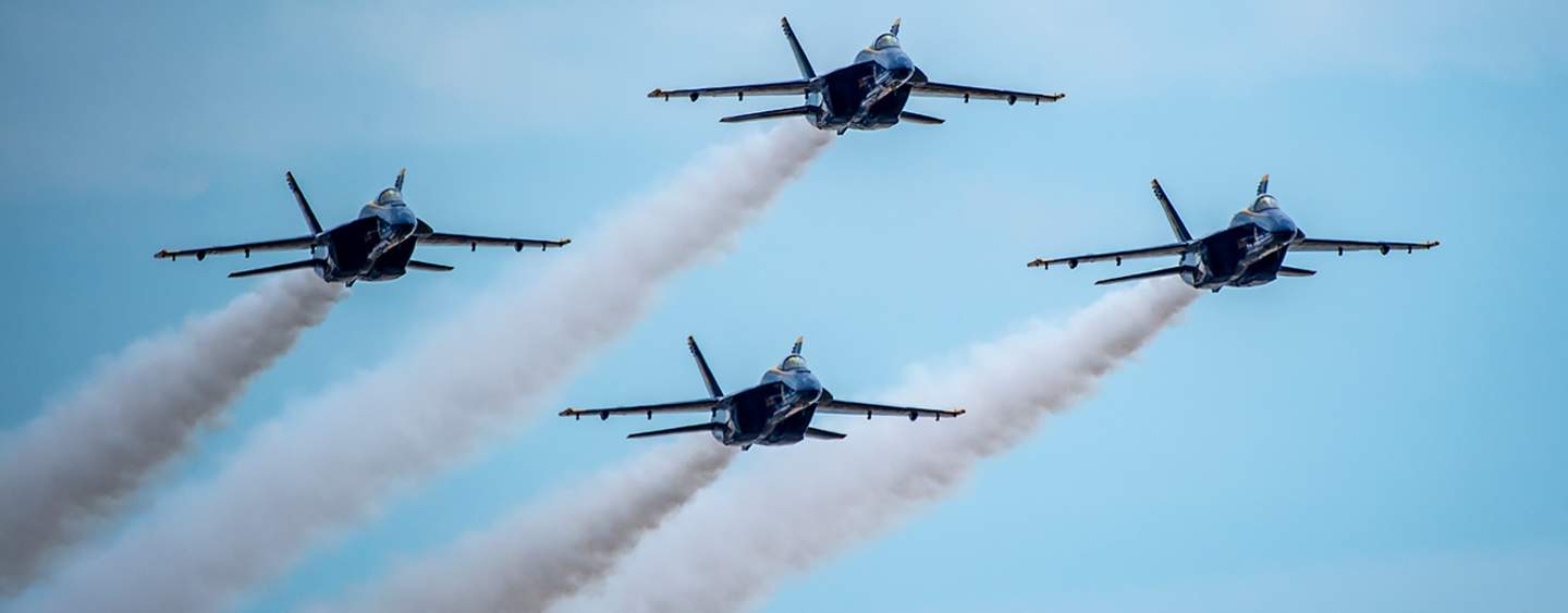 See the Blue Angels for free at McConnell Air Force Base Wichita