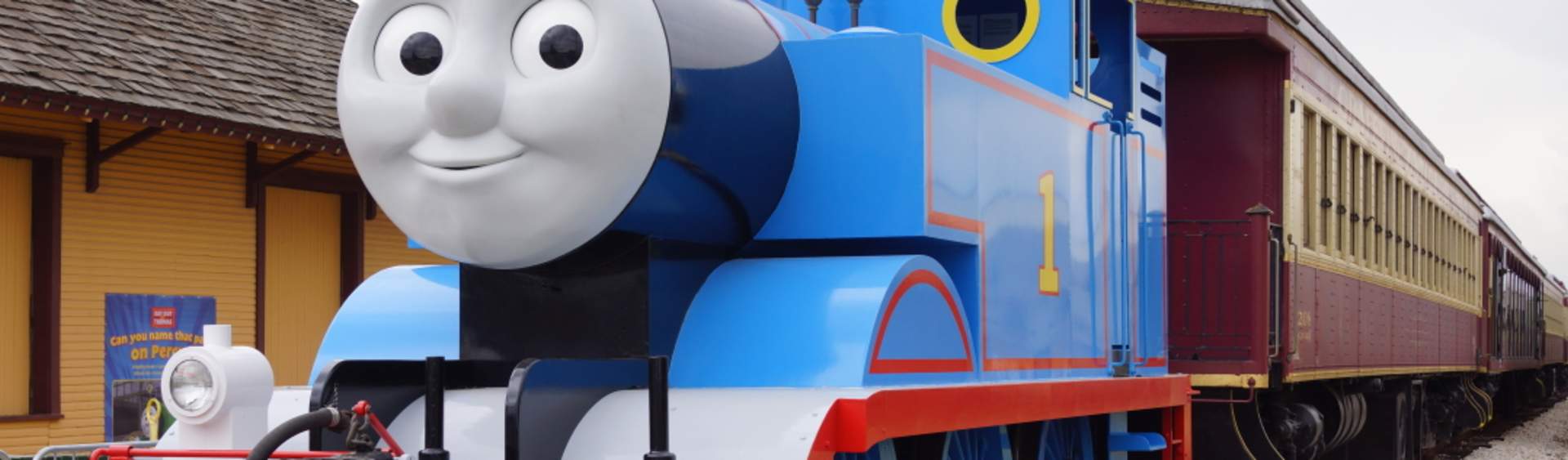 DAY OUT WITH THOMAS™ PULLS INTO GRAPEVINE VINTAGE RAILROAD