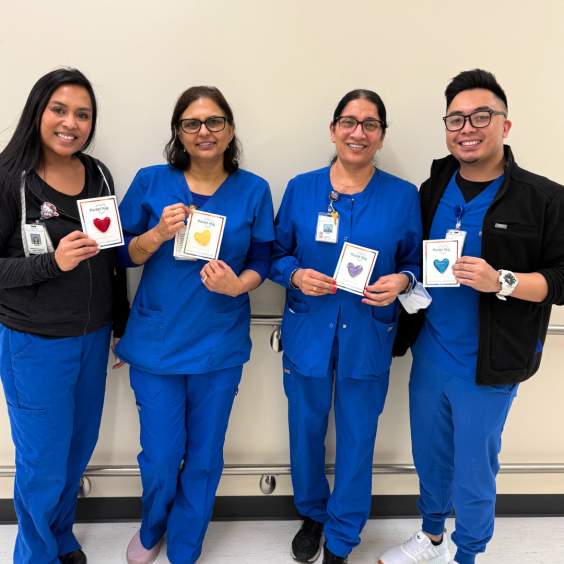 Spreading Care Throughout the Community: Valley Med Pocket Hug Program