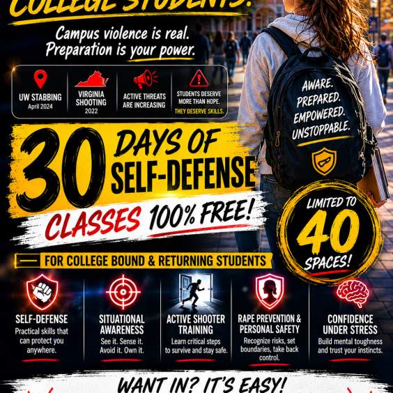 Free College Student Safety & Self-Defense Training Program