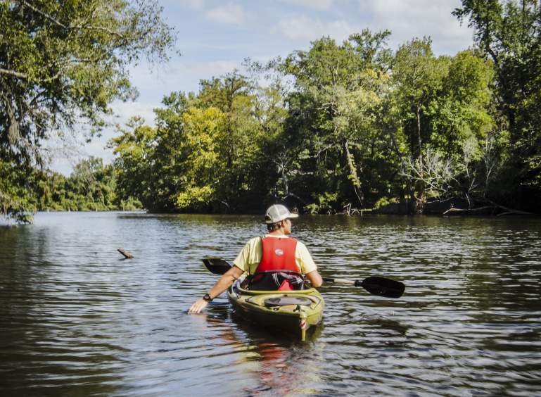 Kayaking Knee Deep Adventures