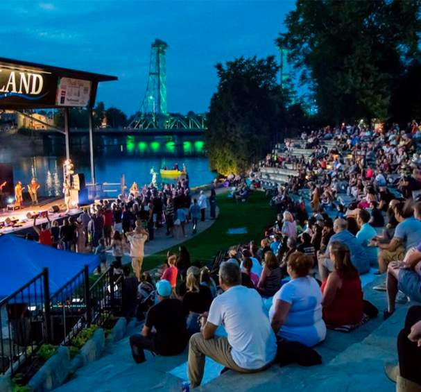 Concerts on the Canal at the Merritt Park Amphitheatre