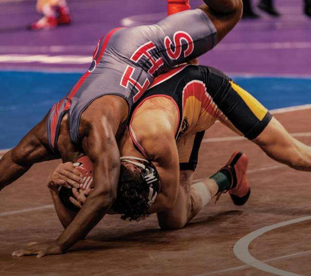 Shreveport-Bossier Sports Commission wrestling match