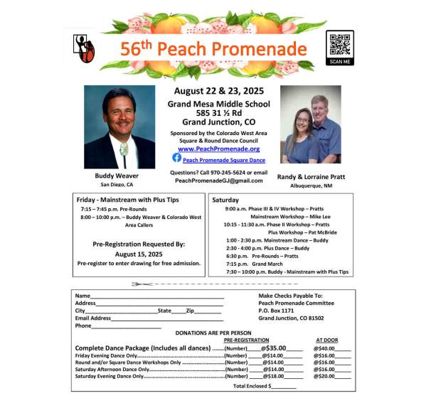 Peach Promenade Square Dance