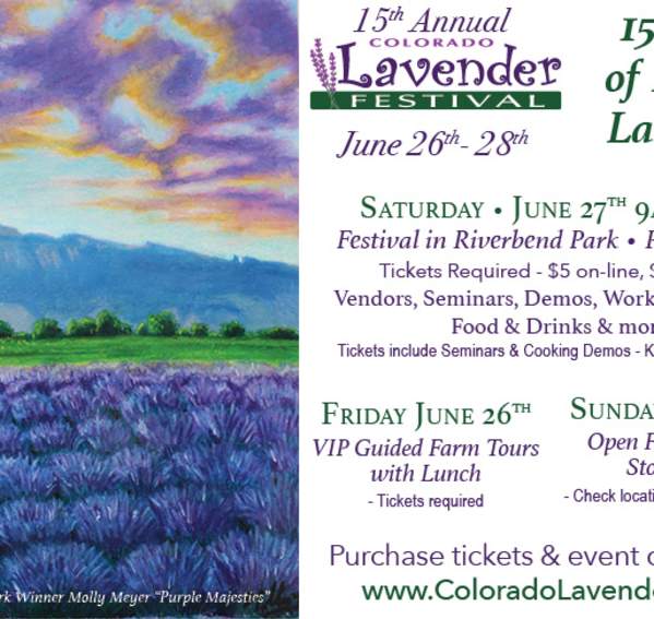 15th Annual Colorado Lavender Festival