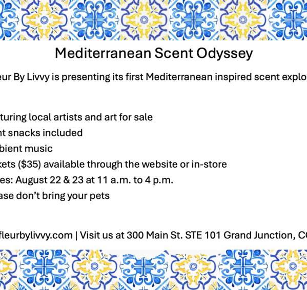 Mediterranean Scent Odyssey ~ A Sensory Experience by La Fleur by Livvy