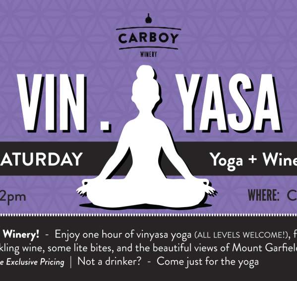 Vin.Yasa - YOGA SATURDAY MORNINGS!