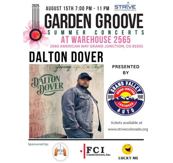 Garden Groove Summer Concert Series -Dalton Dover
