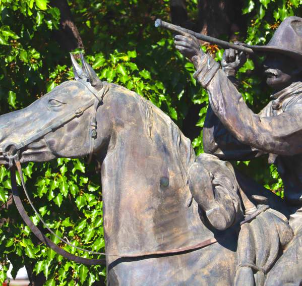 Free guided Legends of the Grand Valley sculpture walking tour
