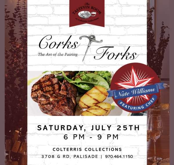 Corks & Forks: The Art of the Pairing Featuring Chef Nate Williams