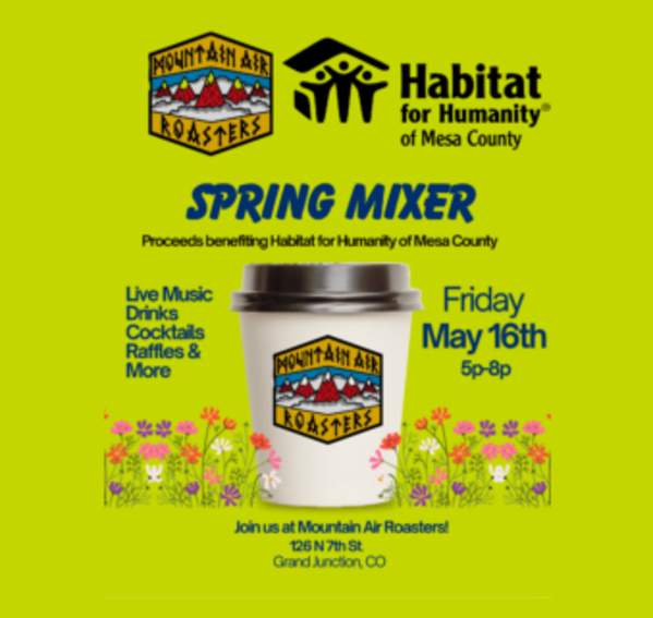 Habitat for Humanitiy & Mountain Air Roasters Spring Mixer