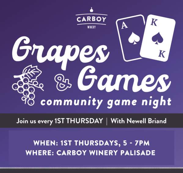 Grapes and Games Community Game Night