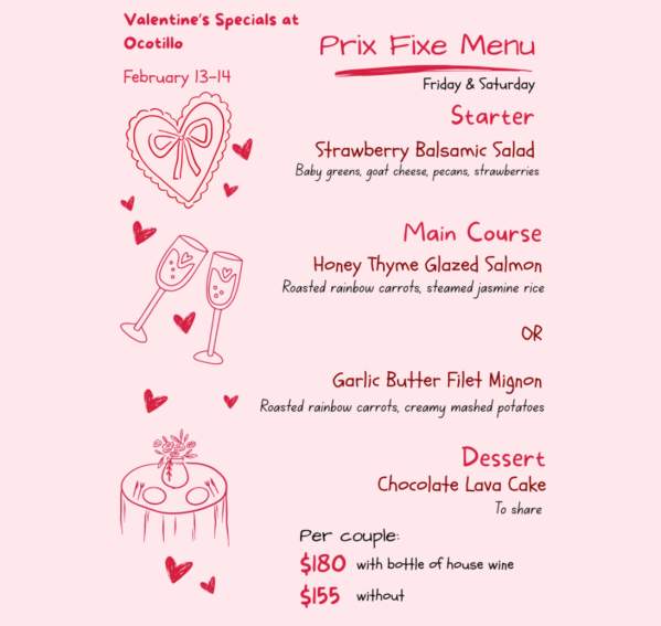 Valentine's Day at Ocotillo