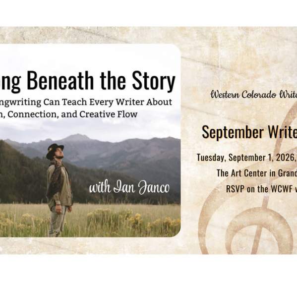 September Writer's Night: The Song Beneath the Story with Ian Janco