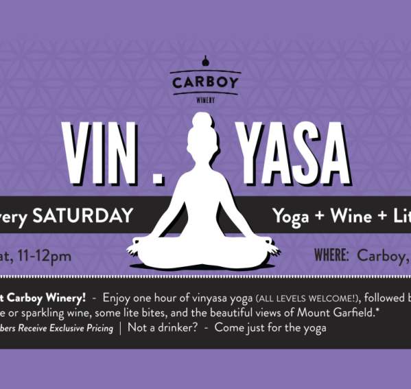 Vin.Yasa - YOGA SATURDAY MORNINGS!