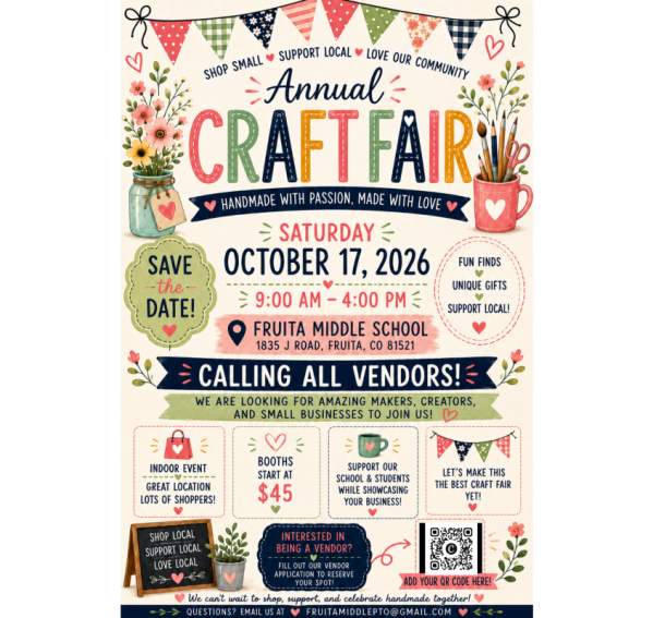 Fruita Middle School Craft  Fair