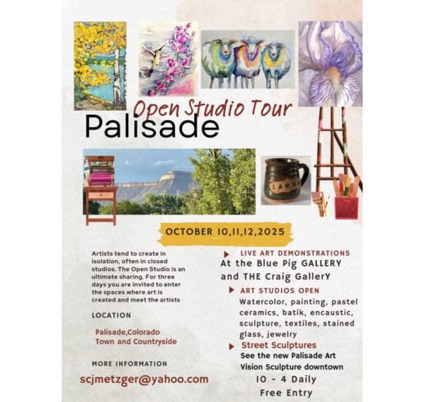 Grand Valley Open Studios Tour - Focus on Palisade