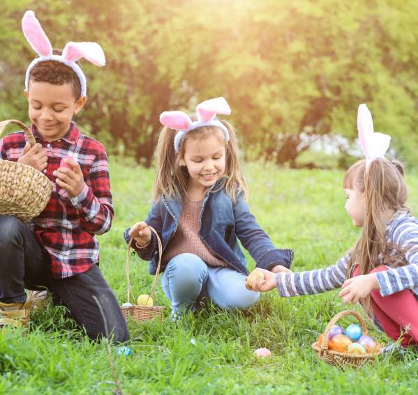 65th Annual Palisade Easter Egg Hunt and photos with Easter Bunny