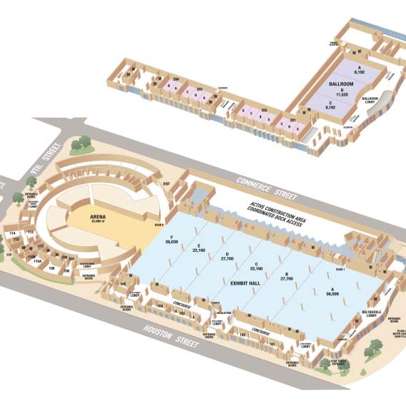 Convention Center Floor Plan 2025