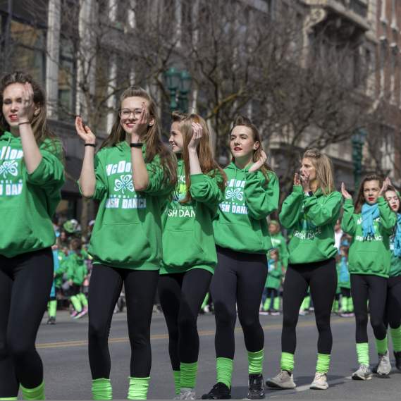 Irish dancers syracuse parade