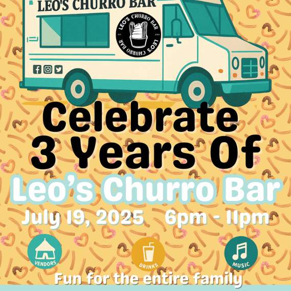 Leo’s Churro Bar 3 Year Anniversary