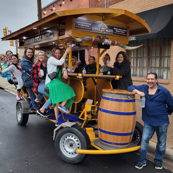 Cowtown Cycle Party BYOB Sunday Funday Brunch Crawl