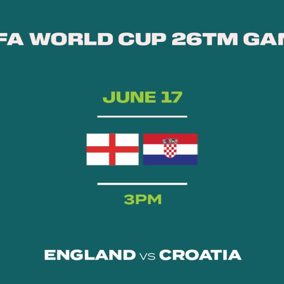FIFA World Cup 26™ Group Stage Match 22 England V. Croatia