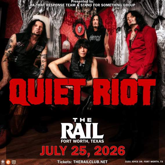 QUIET RIOT at The Rail in Fort Worth!