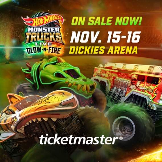 Hot Wheels Monster Trucks Live: Glow-N-Fire