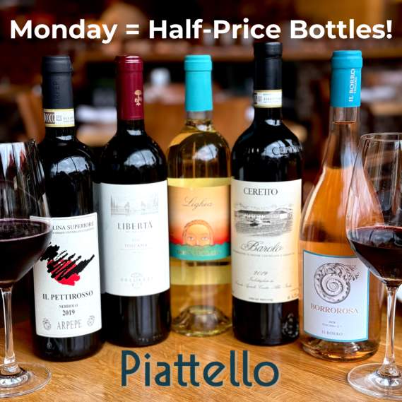 Half Price Bottles of Wine