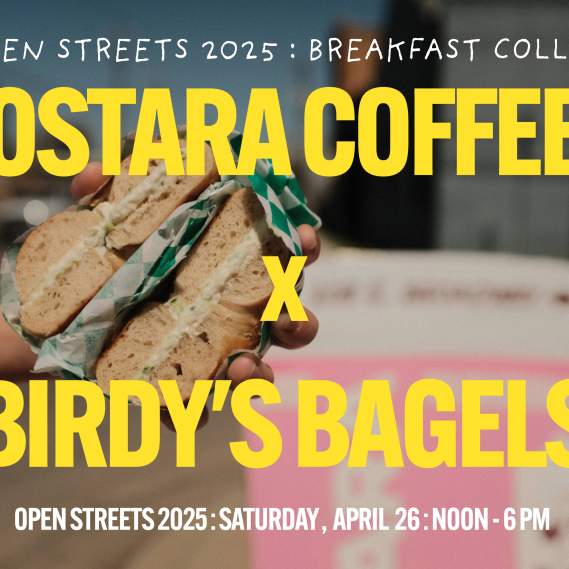 Ostara Coffee x Bird's Bagels at Open Streets 2025