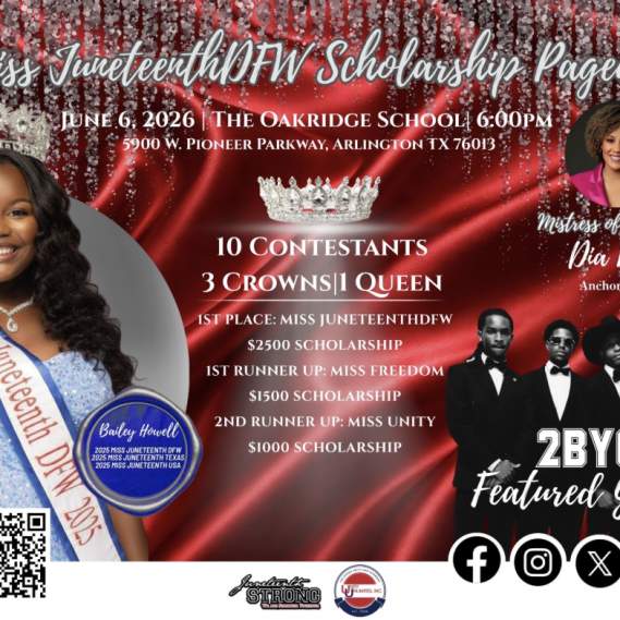 Miss JuneteenthDFW Scholarship Pageant