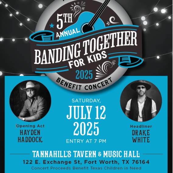 DRAKE WHITE w/ Hayden Haddock at 5th Annual Banding Together for Kids