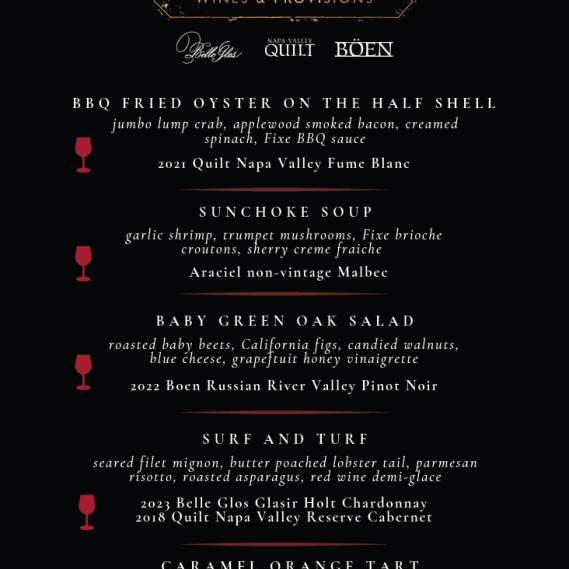 Copper Cane Wine Dinner