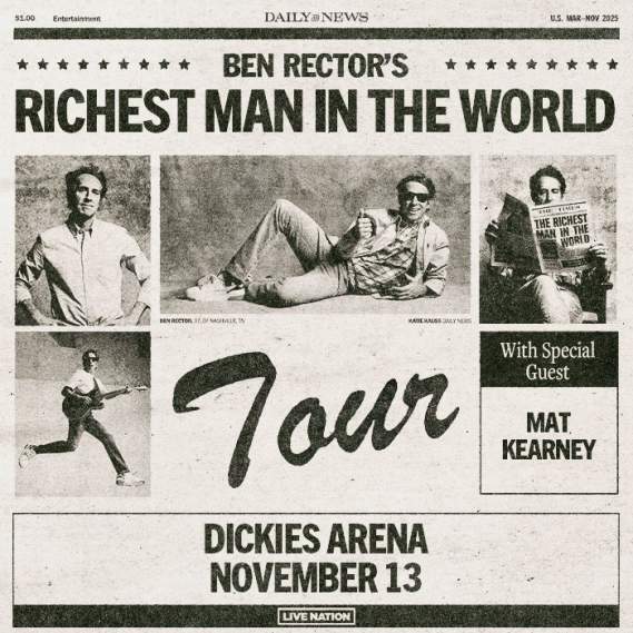 Ben Rector: The Richest Man In The World Tour