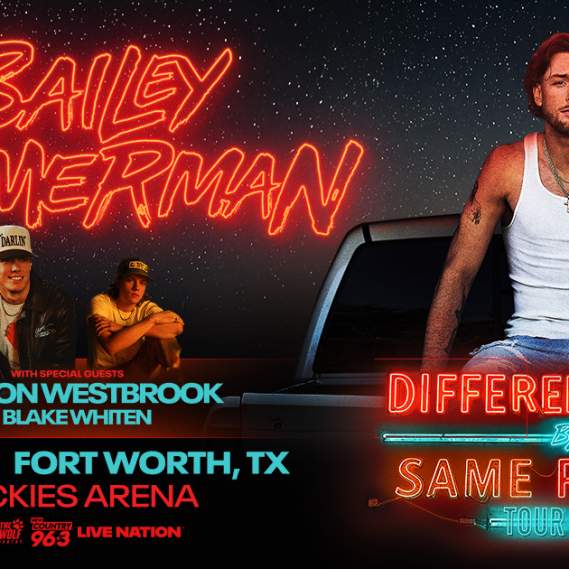 New Country 96.3 & 99.5 The Wolf Present Bailey Zimmerman