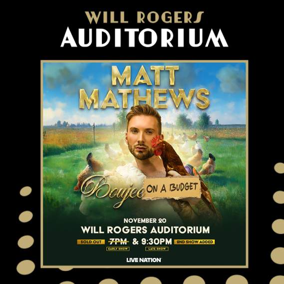 Matt Mathews: Boujee On A Budget Tour