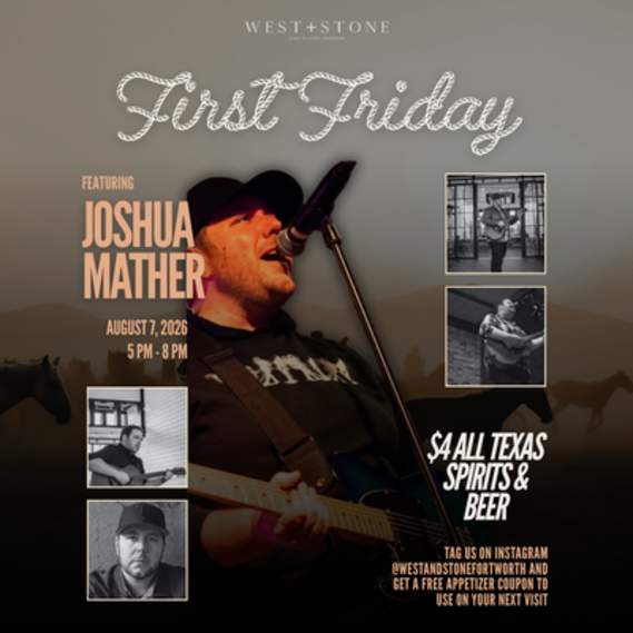 First Fridays at West + Stone: Live Music & Happy Hour