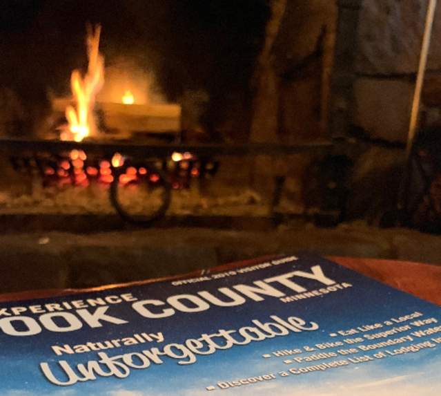 Winter Fireplace Tour of Cook County, Minnesota