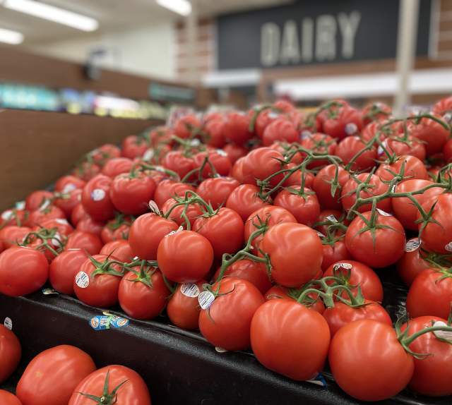 Grocery Store Produce Aisle