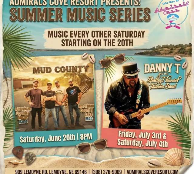 LIVE Music at Admiral's Cove - Mud Country