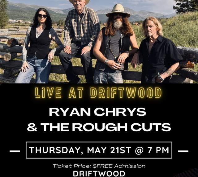 LIVE MUSIC at Driftwood: Ryan Chrys & the Rough Cuts